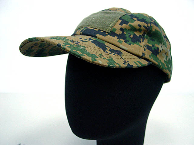 Combat camo color hats with velcro