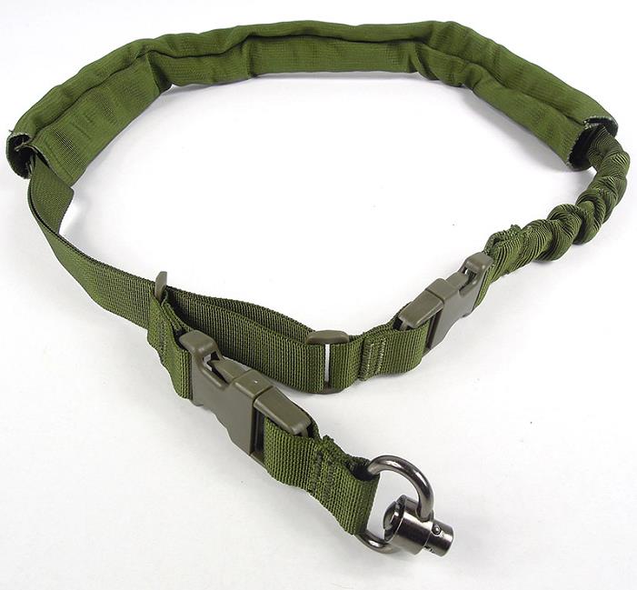 Tactical nylon spring gun sling