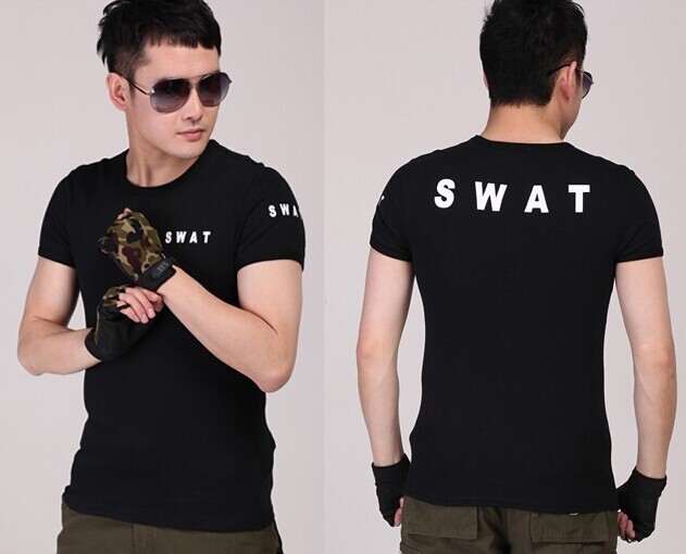 Cotton outdoor short T shirt  SWAT