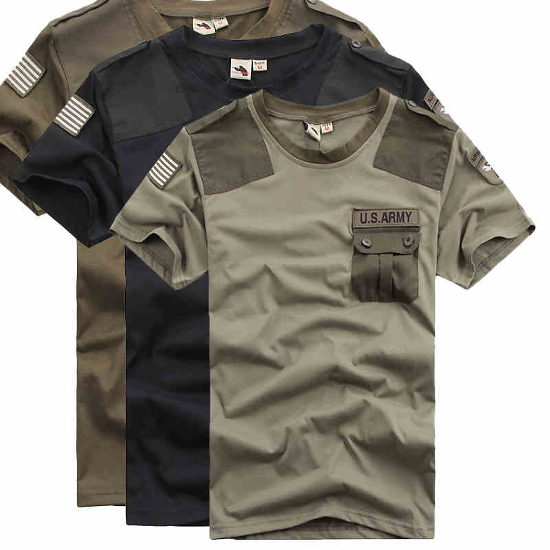 Cotton outdoor short T shirt  US Army