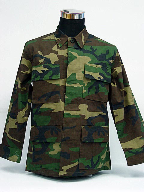 Camo color BDU version tactical uniform