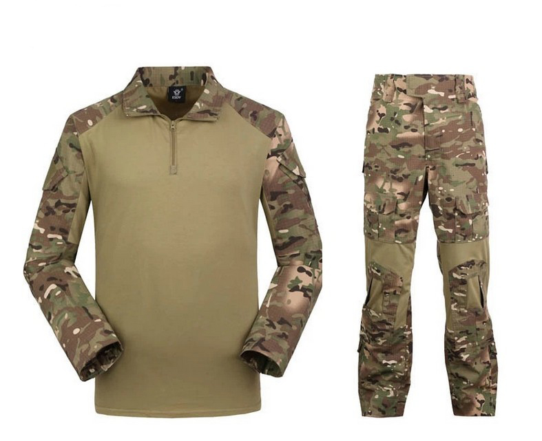 Combat Camo frog Uniform with long shirt