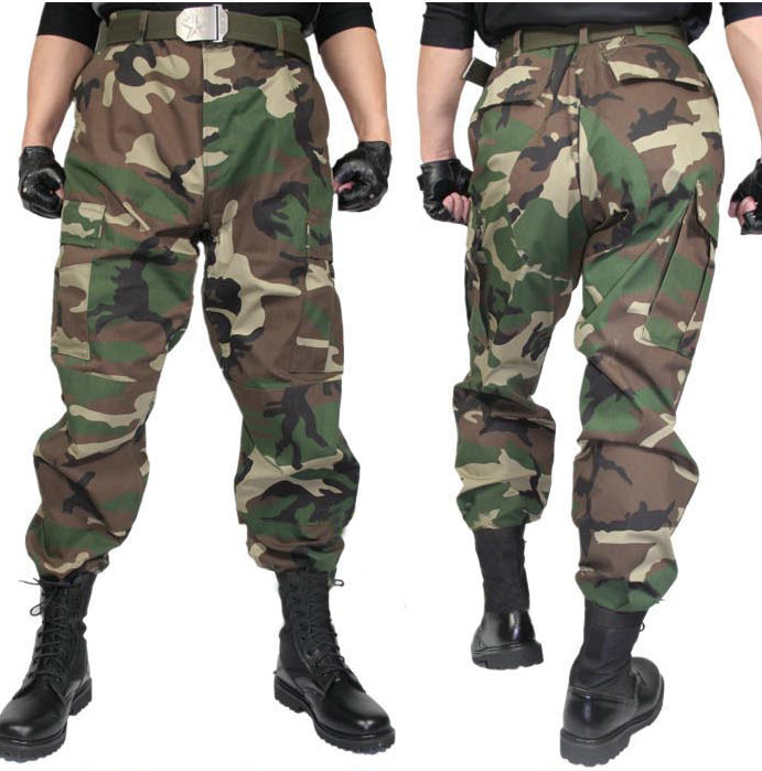 Tactical ripstop camo pants